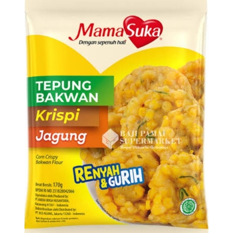 

Mamasuka Tepung Bakwan Krispi Jagung 170 gr