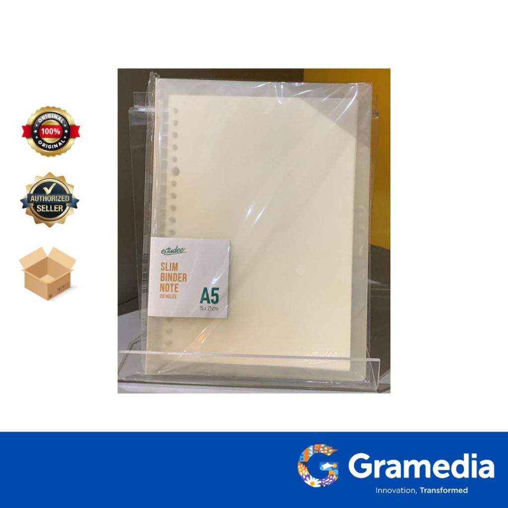 

Gramedia Surabaya - ESTUDEE BINDER NOTE SLIM A5 IVORY
