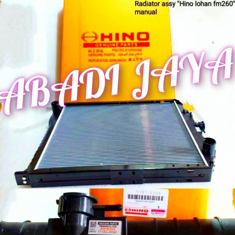 RADIATOR HINO LOHAN FM260 TI ORIGINAL