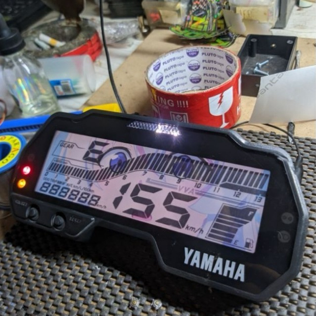 stiker lcd speedometer r15v3 versi anime