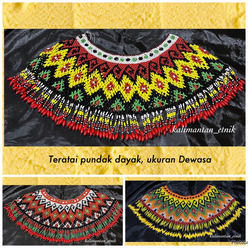 TERATAI PUNDAK DAYAK / HIASAN PUNDAK DAYAK