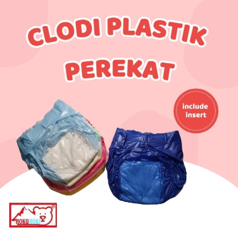 Disc Hokuhoki - Clodi Popok Plastik Bayi Perekat Cuci Ulang