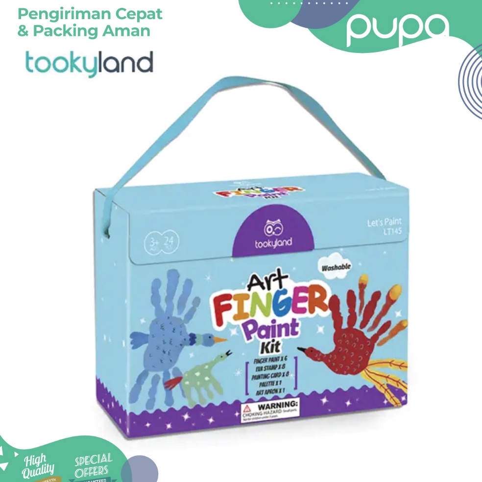 

TookyLand Washable Art Finger Paint Cat Seni Tangan Anak Nontoxic Childrens Finger Paint 6 Color Kit Nontoxic and Washable Finger Paint Acrylic Paints Set i N6F8