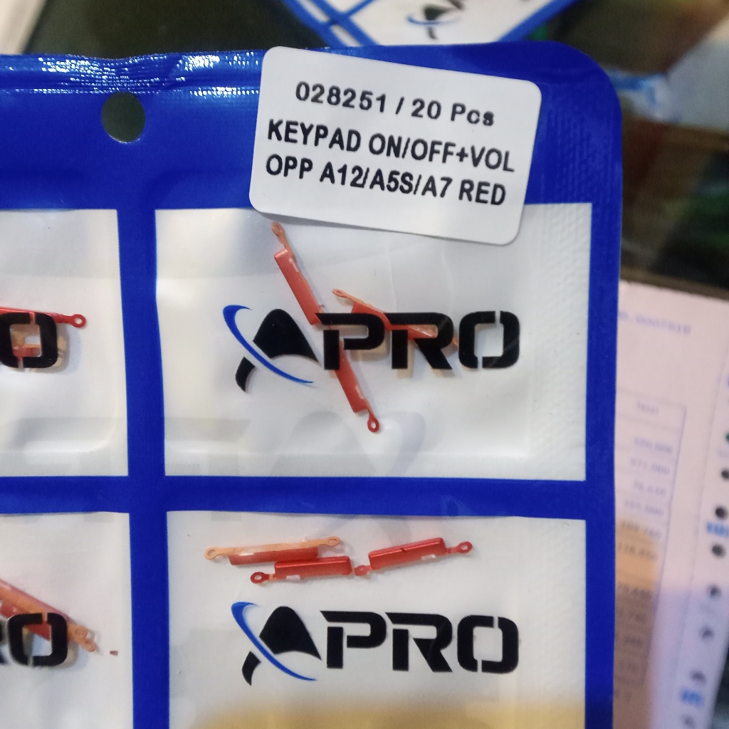 TOMBOL LUAR / TOMBOL ON/OFF+VOL OPPO A12 ORIGINAL