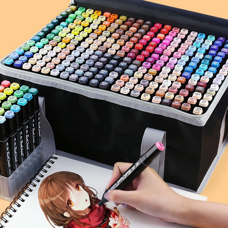 

GU TouchFive 12Pcs Warna Sketsa Spidol Umum General Marker Set Animation Markers Sketch Twin Market Set Spidol i X6I8