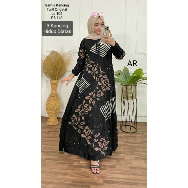 GAMIS TWILL PEKALONGAN // GAMIS TWILL PEKALONGAN MOTIF TERBARU