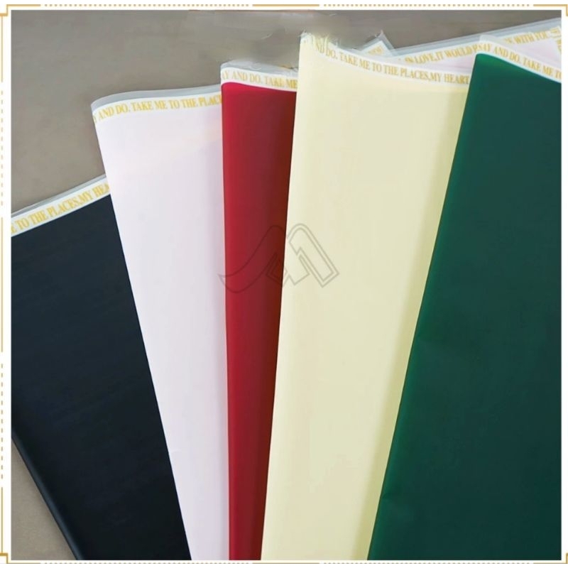 

Flower Wrapping List Text 1 Pcs Wrapping Paper Cellophane WaterProof Kertas Buket Bunga DC