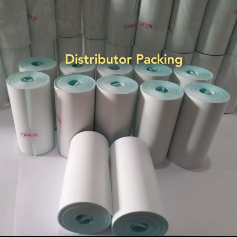 

kertas thermal steker 80mm×10m.mudah kupas ada gap di ujung