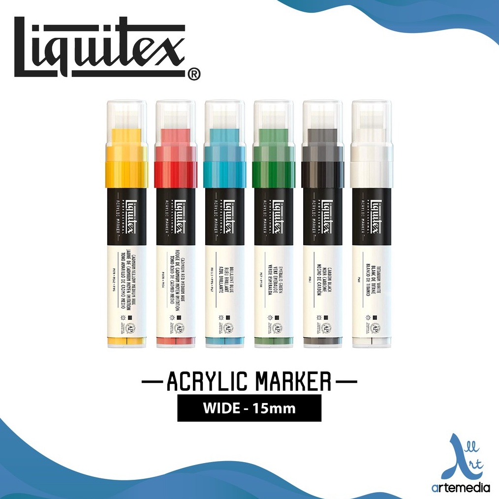 

Liquitex Marker Wide 15mm Acrylic Color Paint b Q7I7