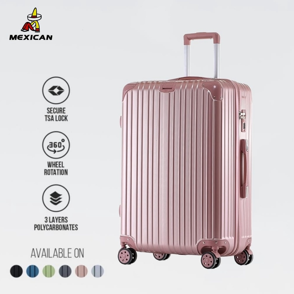 KODE J35W MEXICAN Germany PC Material Polo Koper 24 Inch jumbo 2  22 inch Kabin Bagasi Koper Tas Tra