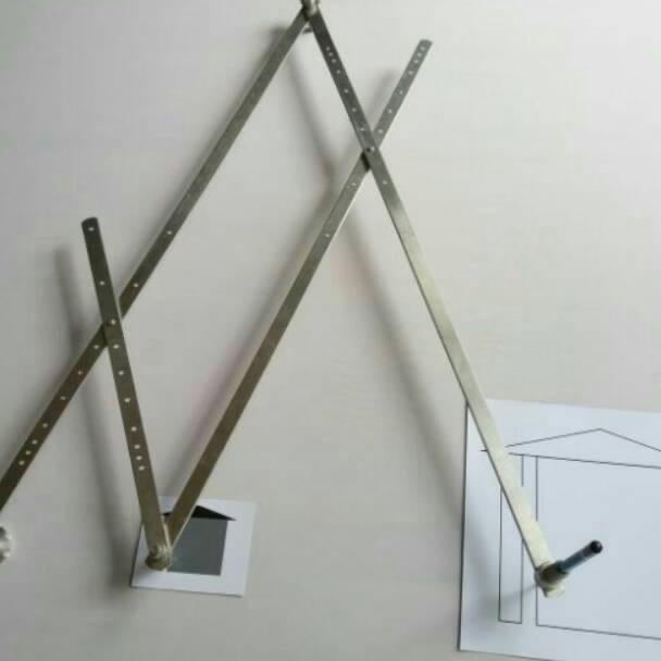 Pantograf Alat Gambar ALUMINIUM Pantograph Alat Lukis Alat Seni Awet Kantor Sekolah x Q5P7