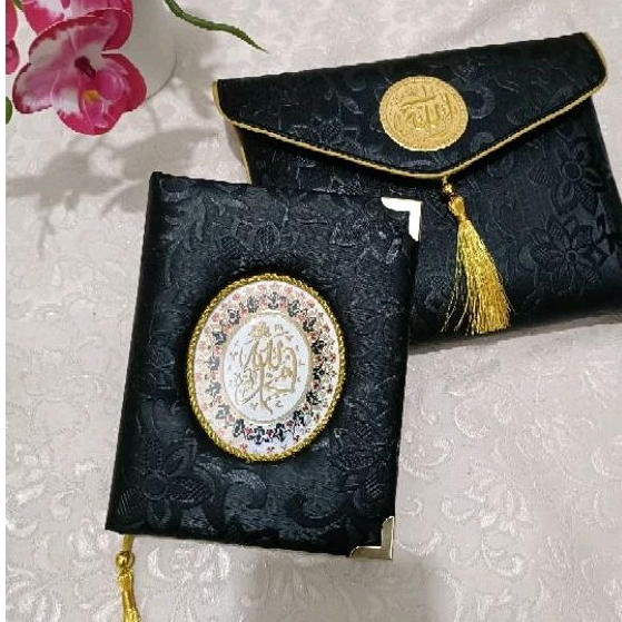 cetak Yasin dan majmu Syarif + pouch hard cover