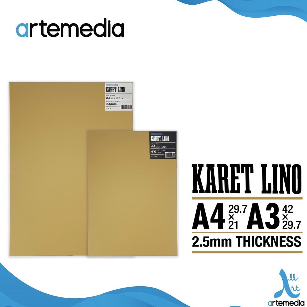 

Artemedia Linoleum Block Printing Surface Printmaking Karet Lino Cukil w S6V5