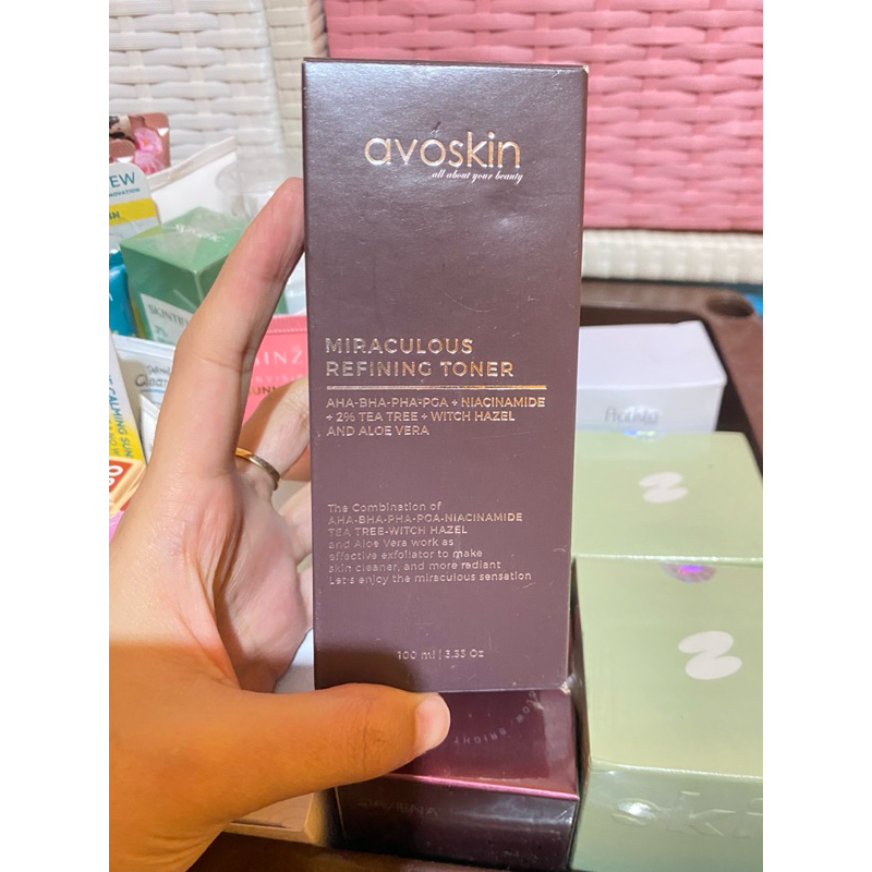 NEW‼️ Avoskin AHA BHA PHA Refining Toner | Toner Exfoliating | Acne Toner 100ml