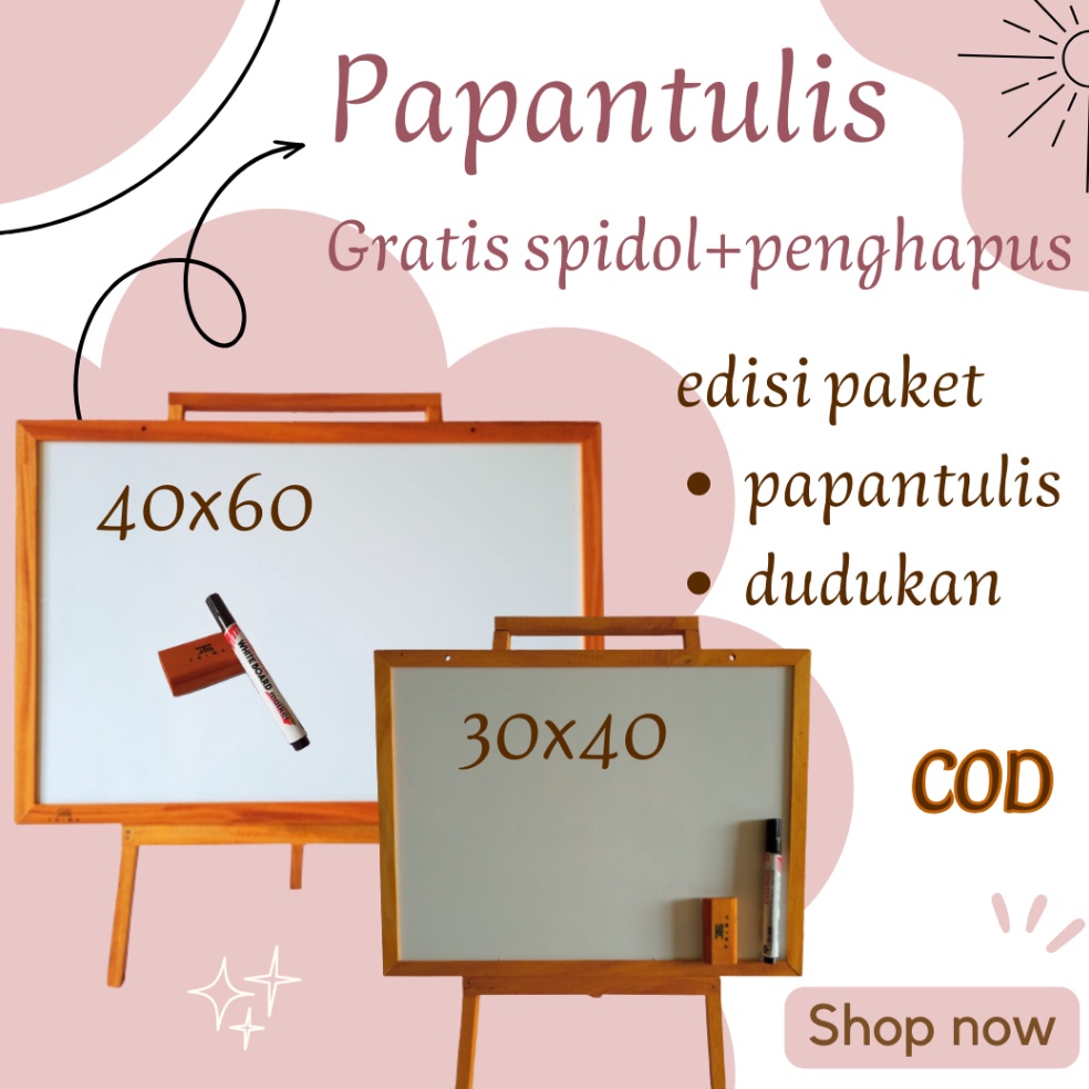 

Papantulis putih paket 3x44x6papantulis gratis spidol dan penghapus kecilbesar f P3D3