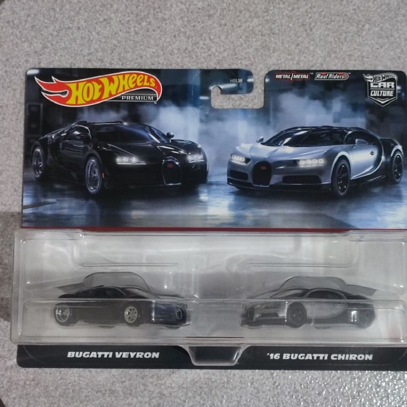 Hot Wheels Premium Twin Pack Bugatti Set