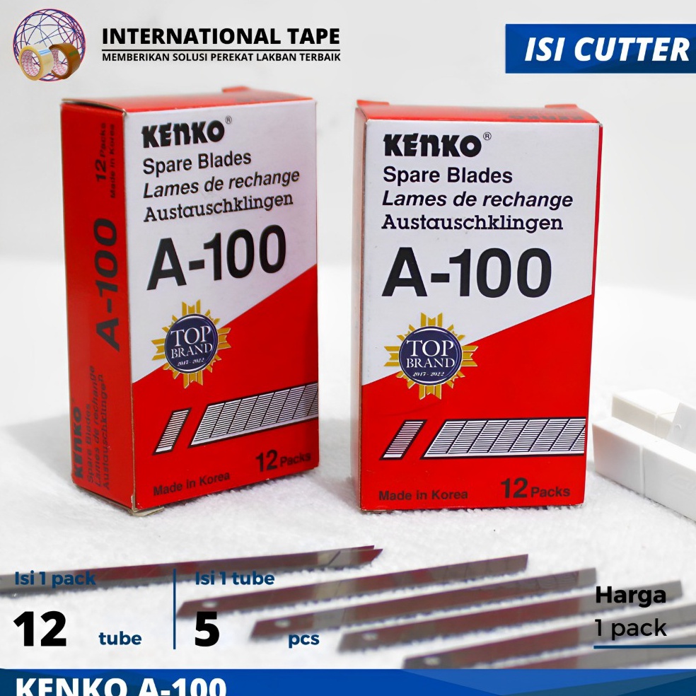 

ISI PISAU CUTTER CUTER KENKO A 1 REFILL KATER x F1D3