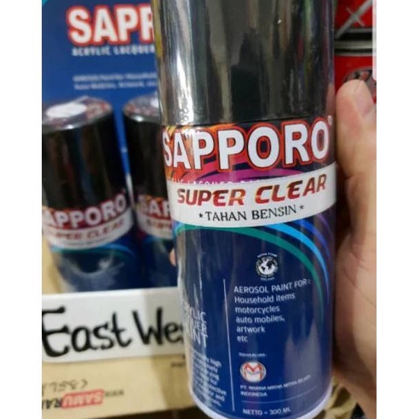 

Super Clear Gloss 753 Glossy kilap gilap Sapporo spray paint cat semprot aerosol v V3O3