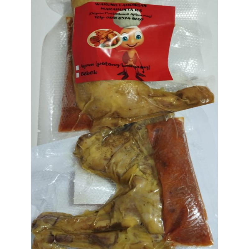 

Ayam Potong Ungkep Lamongan (Frozen), Gratis Sambal