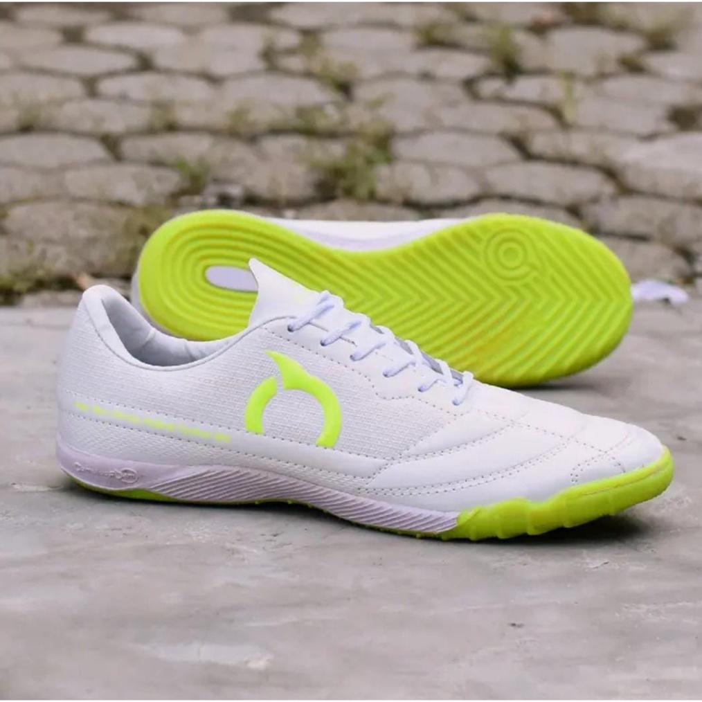 Sepatu Futsal Ortuseight Komponen Original Forte Savage In Ortus Warna Putih Hijau Terlaris n C3Y7