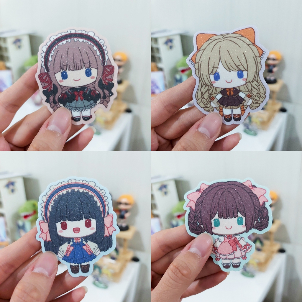 

[ imajinyasachi ] Lolita Doll Glitter Sticker Collection
