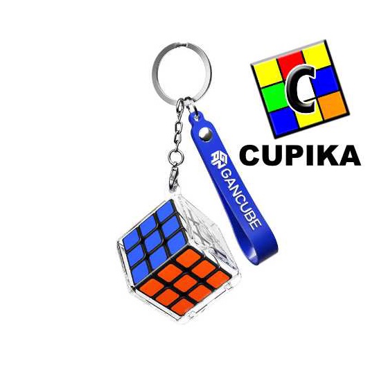 KODE E67P Rubik GAN 328 Gantungan kunci BLACKBASE GAN Rubik 3x3 GAN