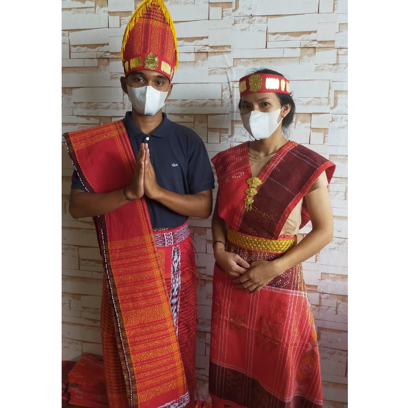 KODE Y12U Paket baju adat batak  paket ulos batak couple prawed  prawedding  paket pesta batak