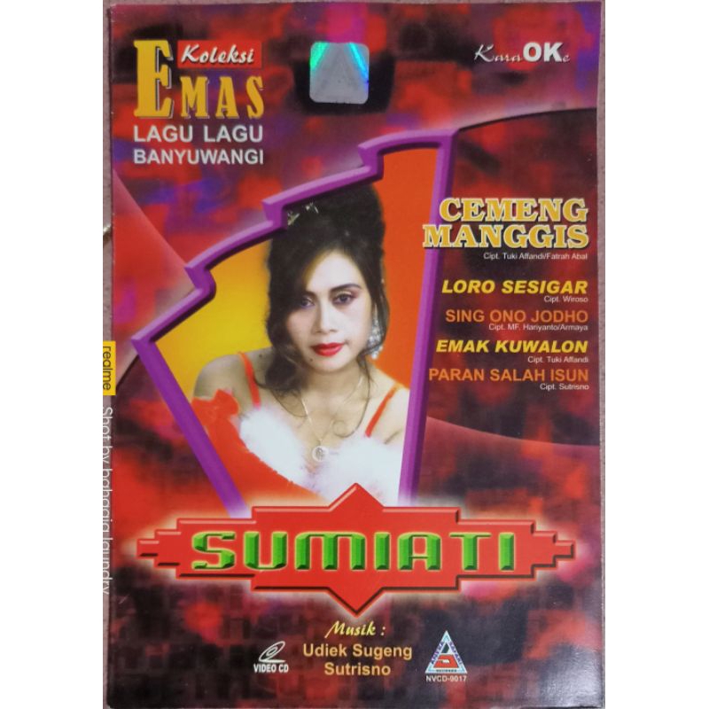 VCD original album koleksi Sumiyati kendang kempul Banyuwangi