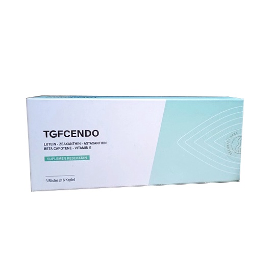 Cendo TGF  TGFCendo Box 18s Tablet  Suplemen Keshatan Mata  Vitamin Mata KODE U3S1
