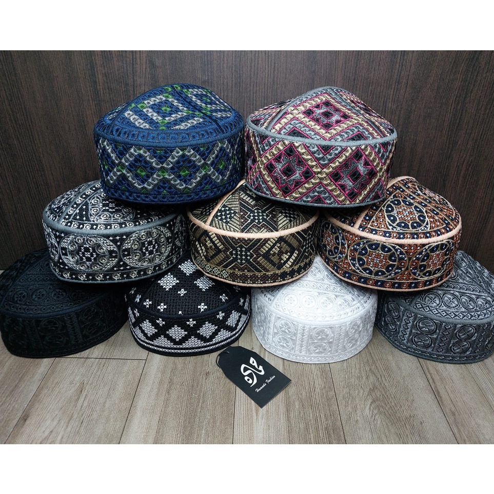 KODE K33S PECI PAKISTAN HAMADA EXCLUSIVE KEMASAN BOX Peci Full Bordir  Peci Pria  Peci Premium  Peci