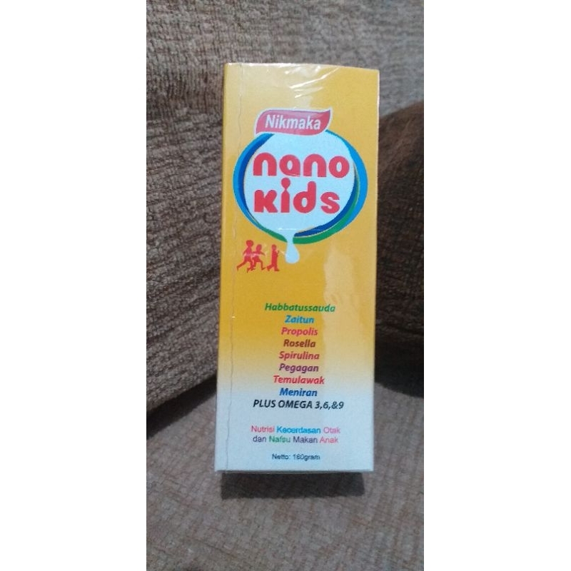 Suplemen Kesehatan Penambah  Nafsu  Makan Anak Nano Kids Nano food