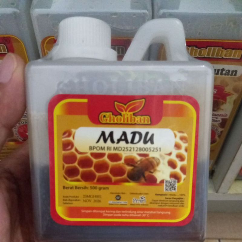 

Madu Multiflora Gholiban 500gr Bpom