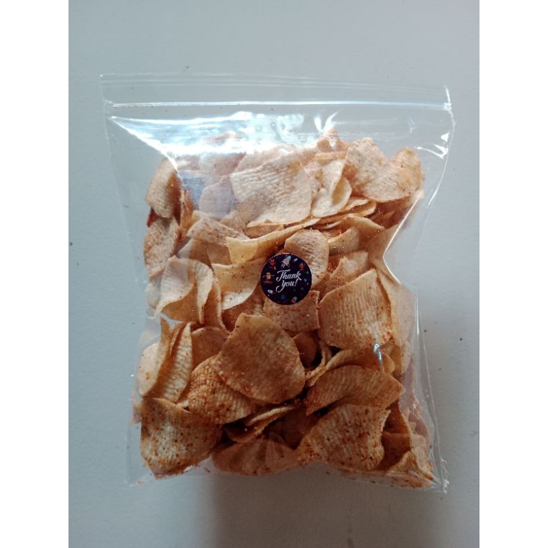 

Keripik Talas pedas 250g