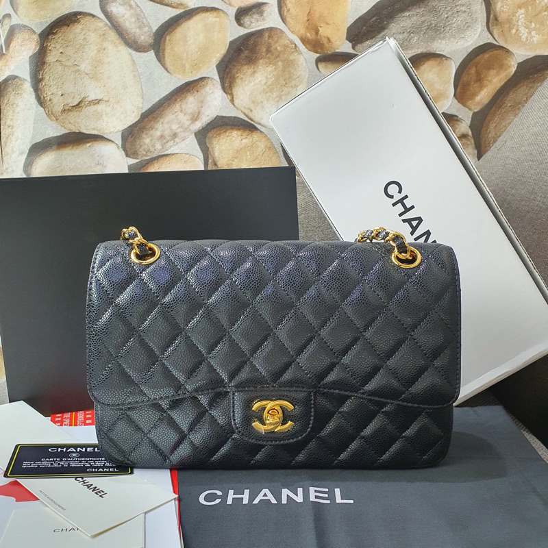 Chanel classic caviar Ghw