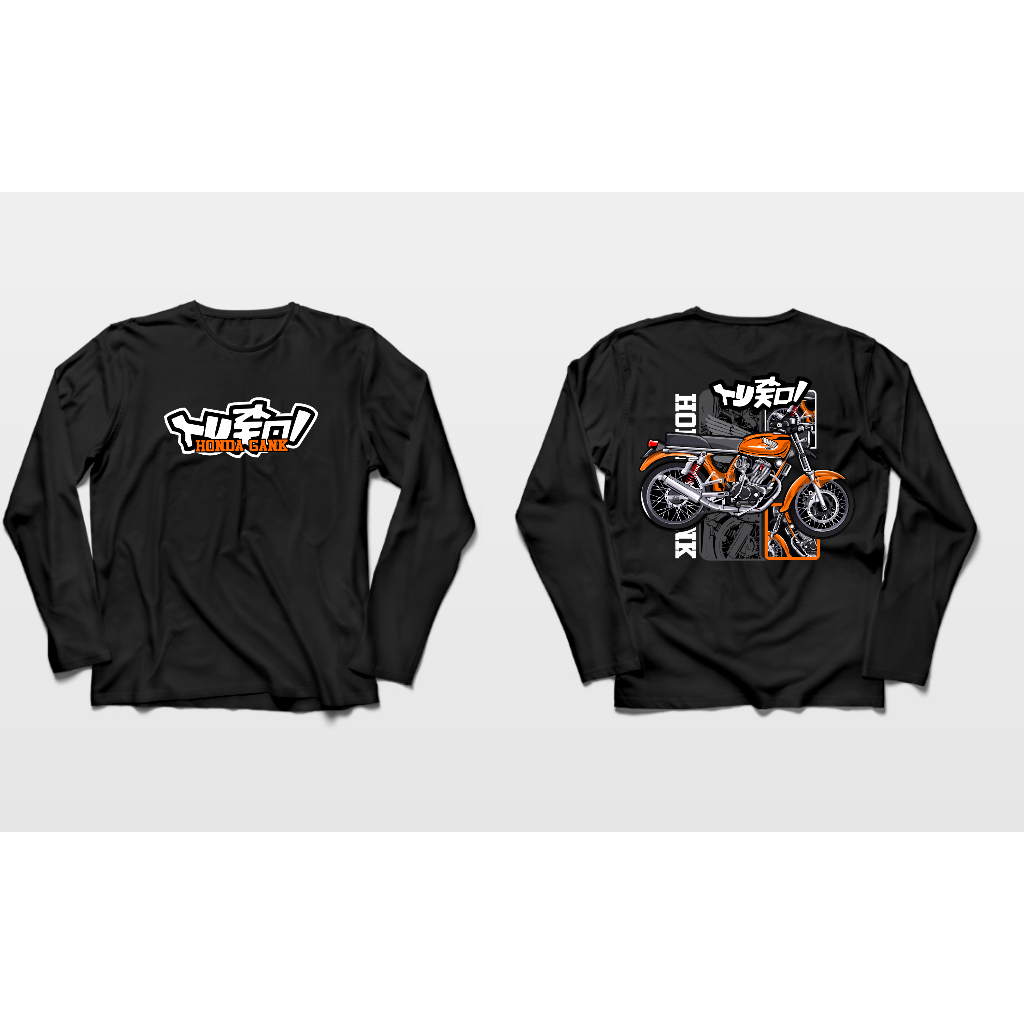 KAOS LENGAN PANJANG CB HONDA GANK BIG SIZE JUMBO