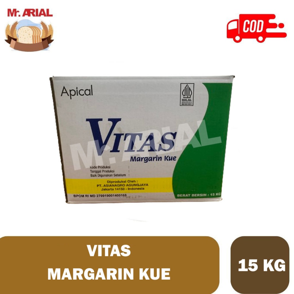 

Margarin cake Vitas 15Kg / Margarine 15 Kg/ Vitas Margarine Cake 15 KG