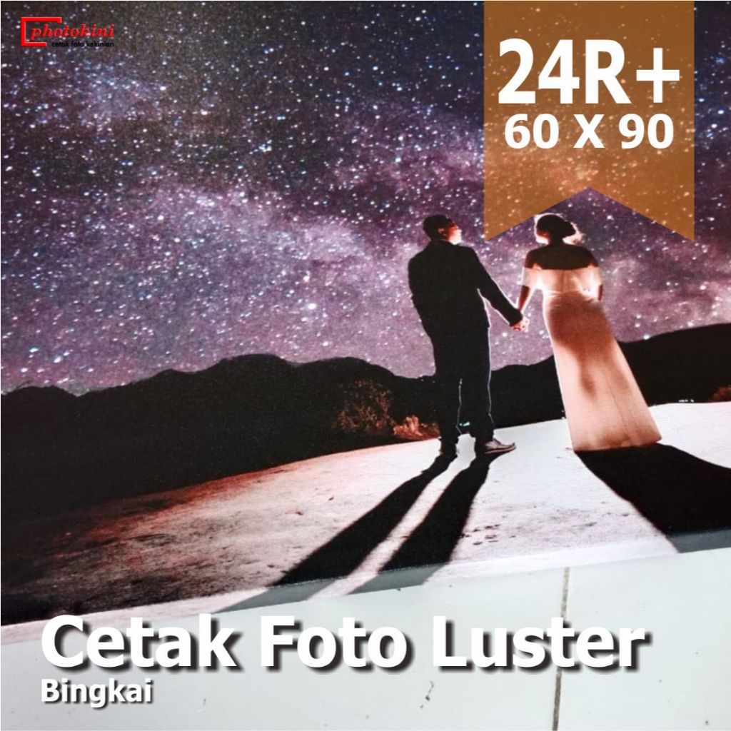 Cetak Foto Luster 24R+ Bingkai