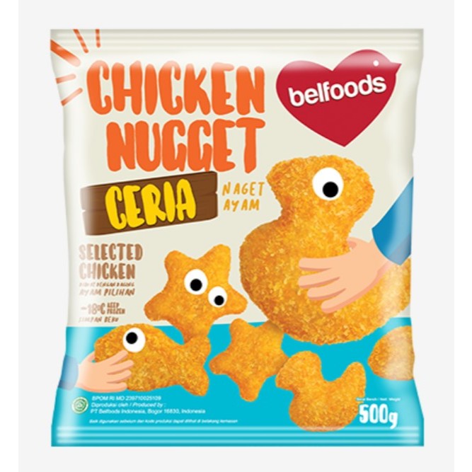 

BELFOODS Chicken Nugget Ceria 170 gr