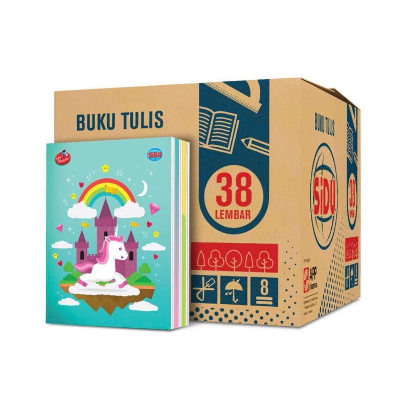 

BUKU TULIS SIDU 38 LEMBAR/1PACK ISI 10 BUKU TERMURAH ORIGINAL SIDU
