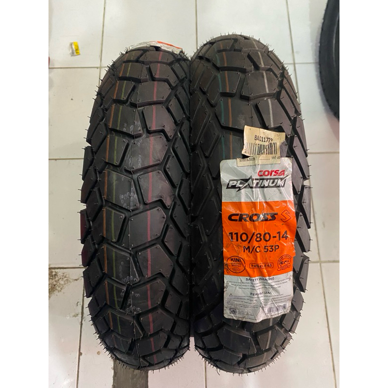 Ban CORSA Platinum Cross S 110/80-14(Tubeless)