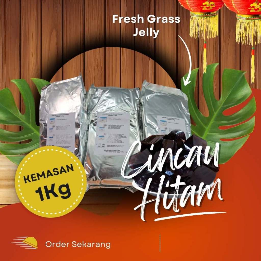 

Cincau Hitam Instan Lebih Higienis Karena Bisa Dimasak Sendiri Kemasan 1Kg di Jakarta