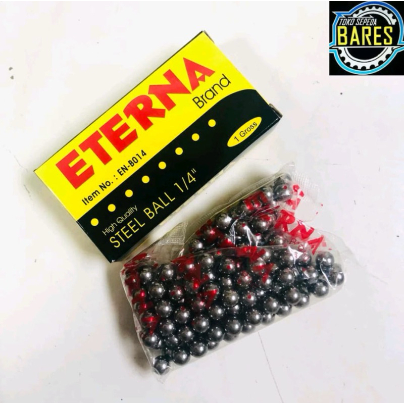 Pelor Depan / Belakang Sepeda Eterna 3/16 inch / 1/4 inch Gotri / Steel Ball