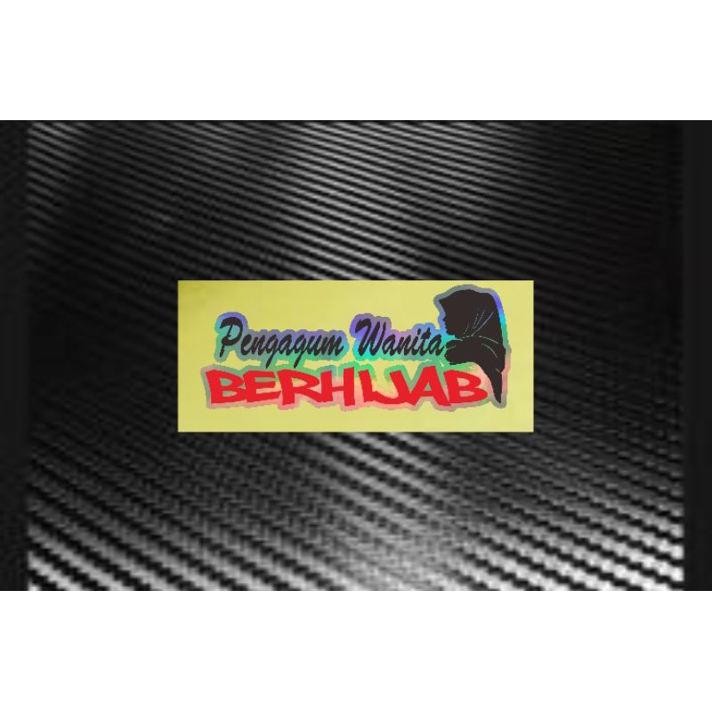 

STICKER CUTTING PENGAGUM WANITA BERHIJAB