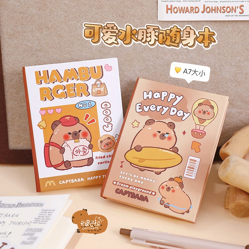 

Notebook Capybara A7 Book Diary Polos Buku Tulis DIY Import