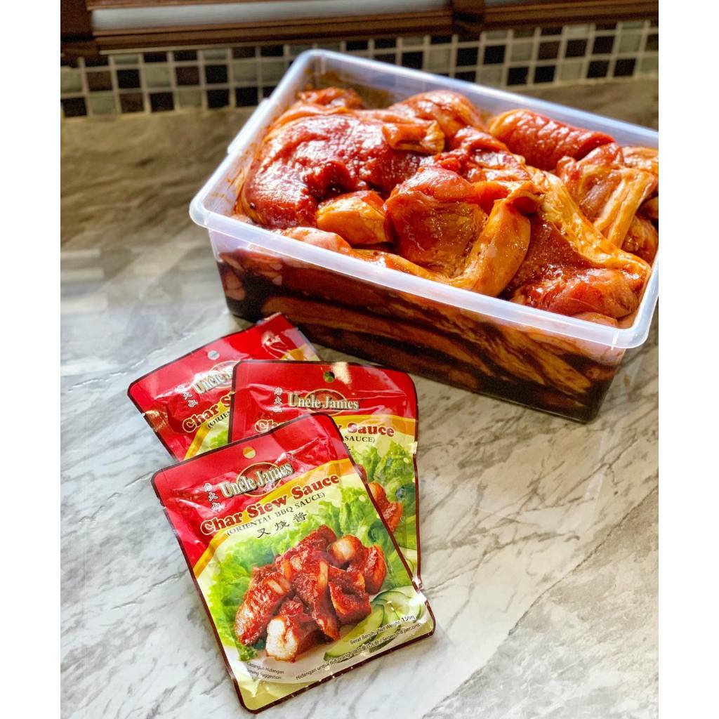 

Uncle James Char Siew Sauce Oriental BBQ Sauce, Saus untuk masak daging