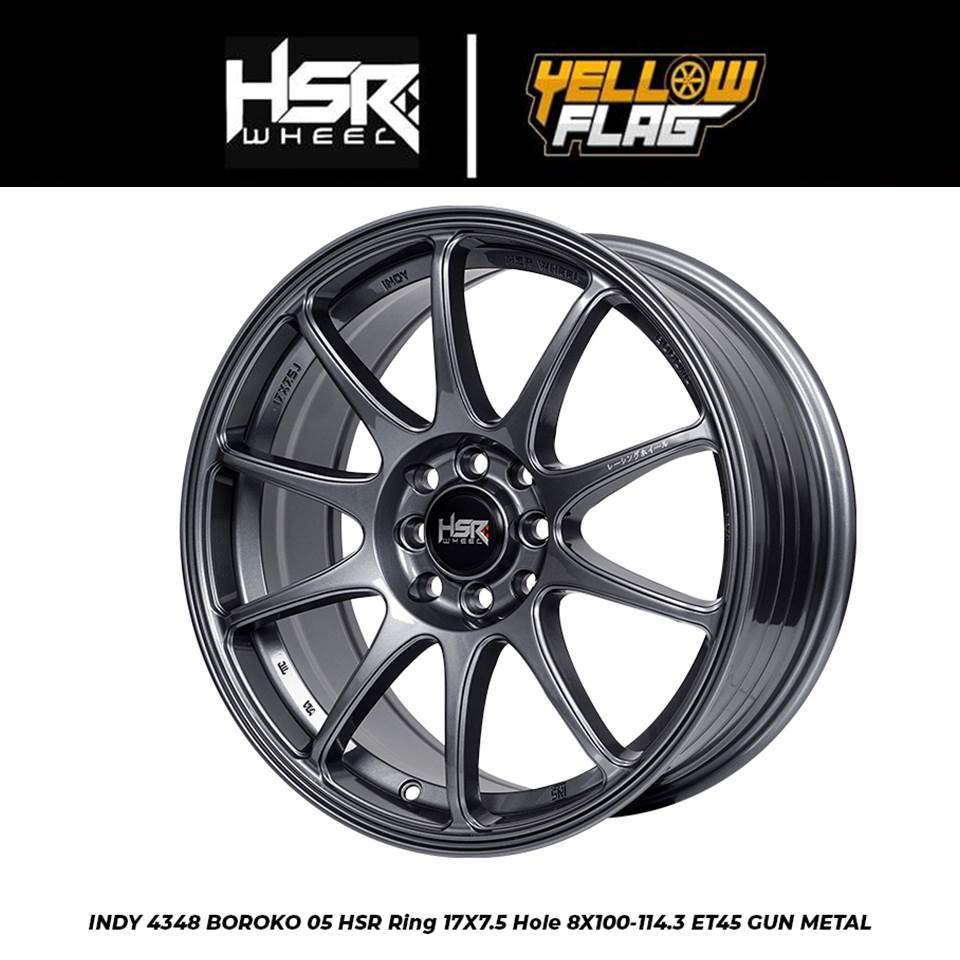 VELG RACING HSR RING 17 VELG MOBIL HONDA JAZZ
