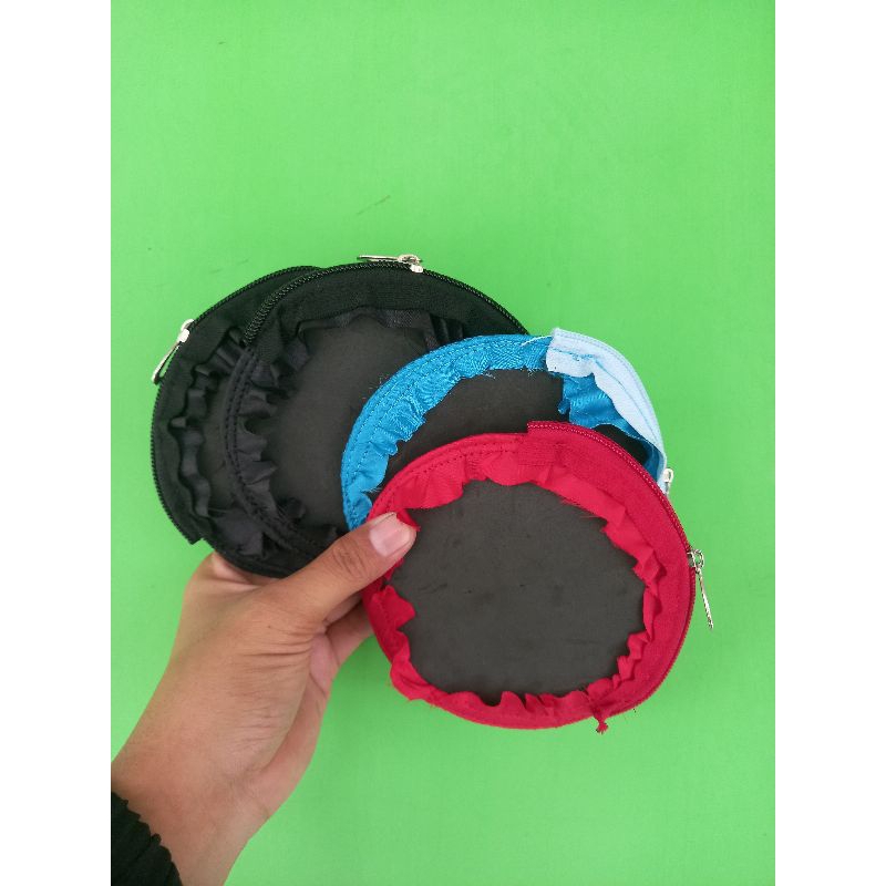 inner dompet koin rajut bulat