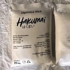 

Beras jepang - Japonica rice Hakumai 25kg