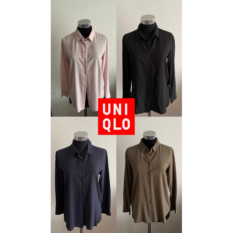 UNIQLO - Kemeja Rayon Blouse