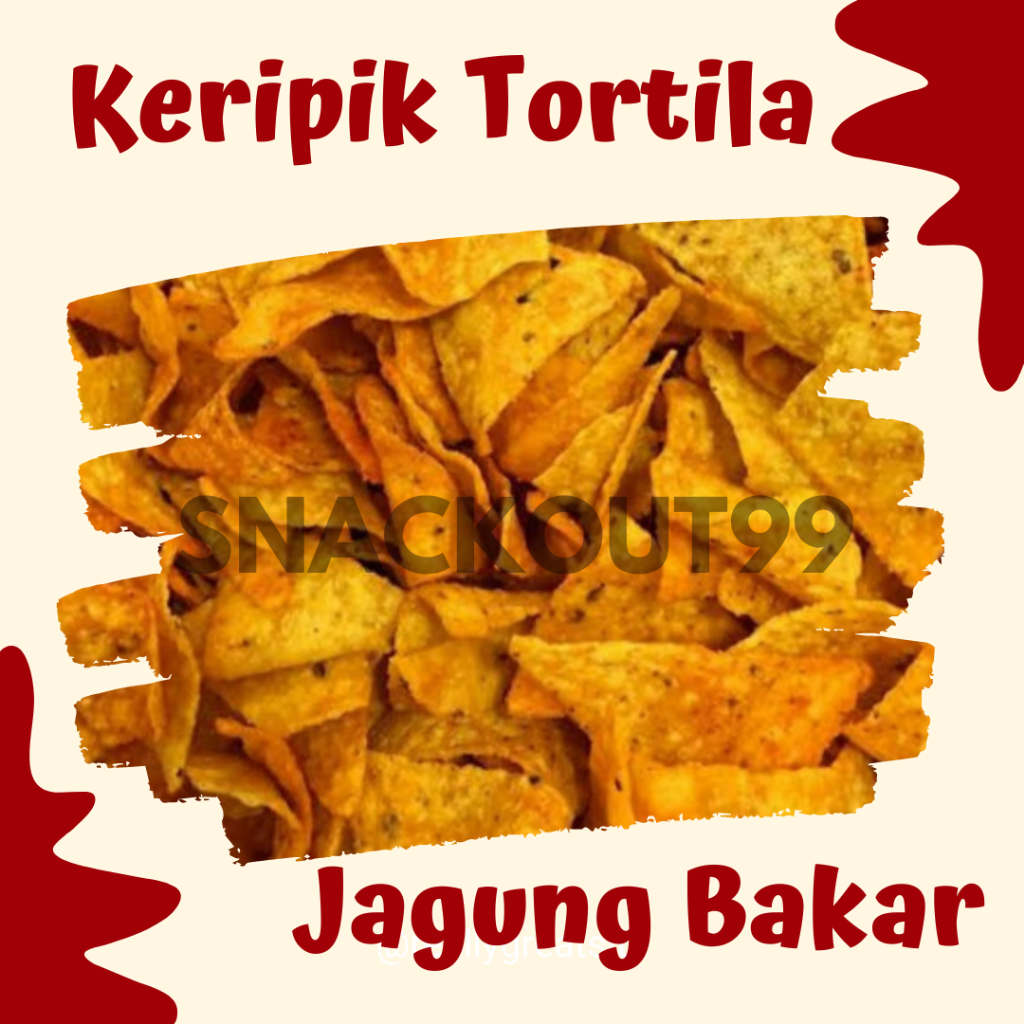 

Keripik Jagung Tortila Jagung Bakar 500 gram Termurah Terenak